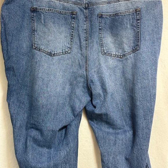 And Now This Women's Jeans 24W Blue Boyfriend Distressed - Picture 5 of 7
